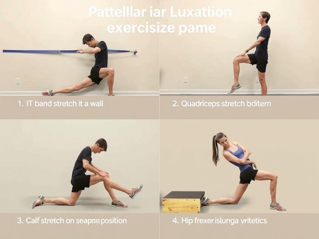 Dehnübungen zur Prävention von Patellaluxationen