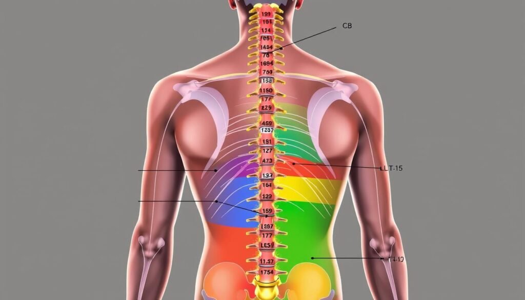 Dermatome und Nervenwurzeln bei Bandscheibenvorfall
