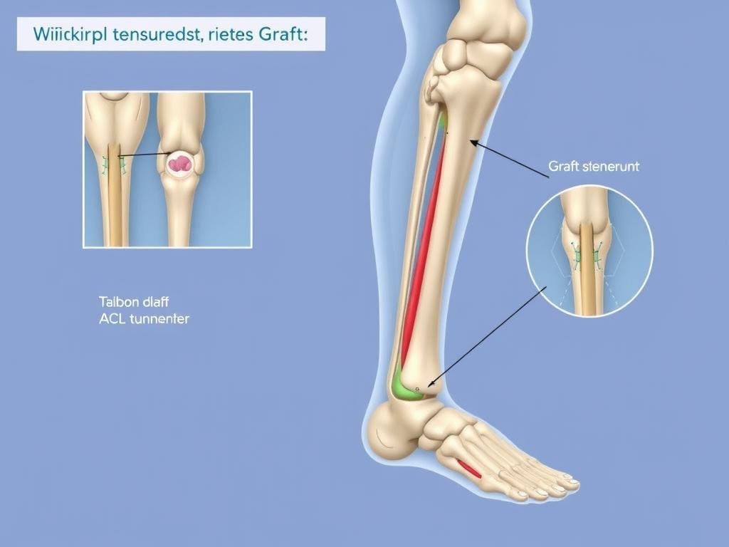 Kreuzbandplastik mit Sehnentransplantat