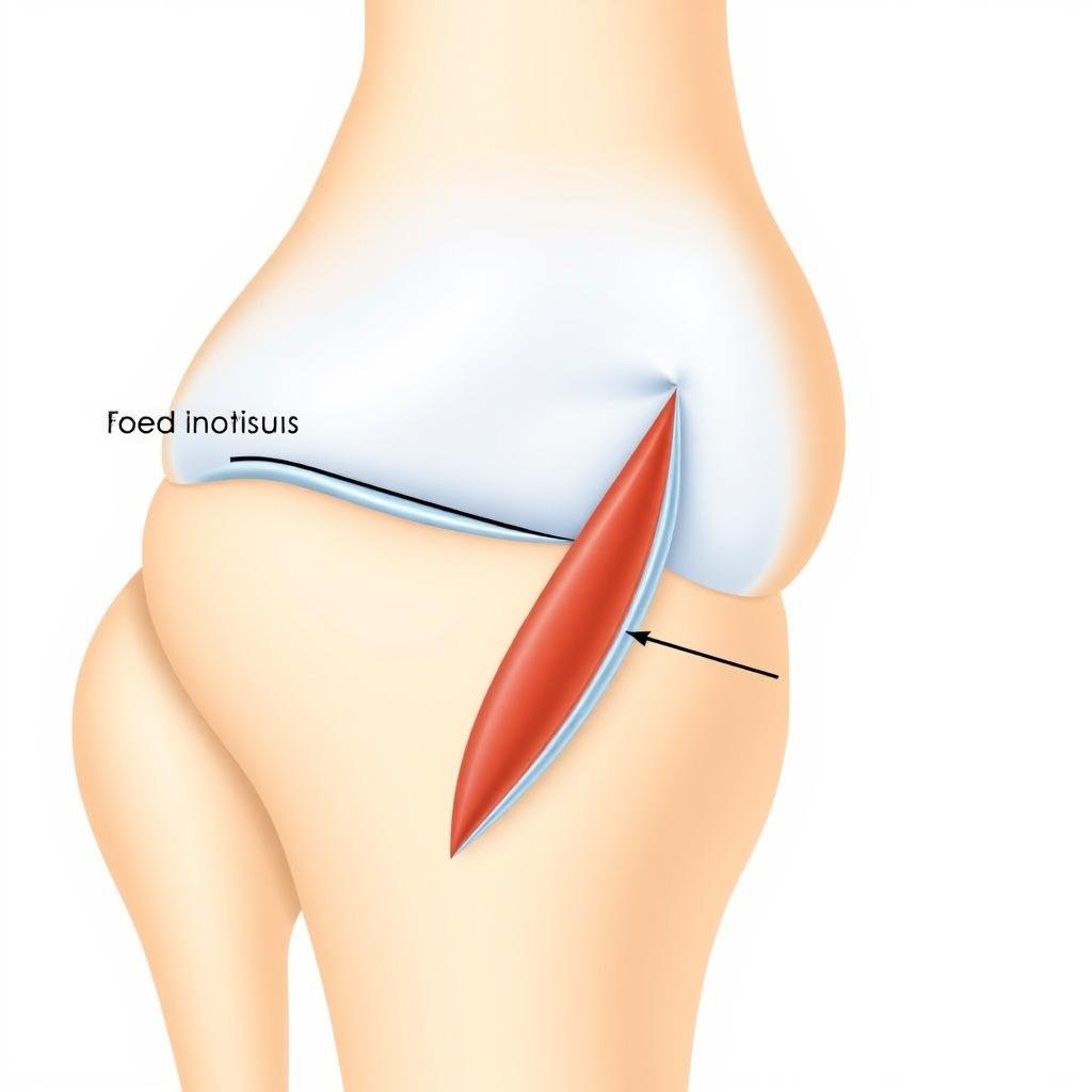 Längsriss im Meniskus