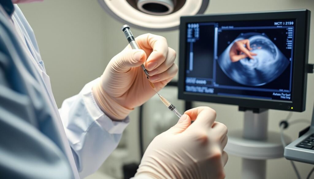 Minimalinvasive Injektion bei Bandscheibendegeneration