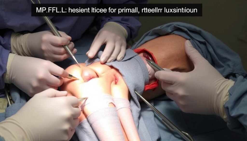 Operation zur Rekonstruktion des medialen patellofemoralen Ligaments (MPFL) bei Patellaluxation