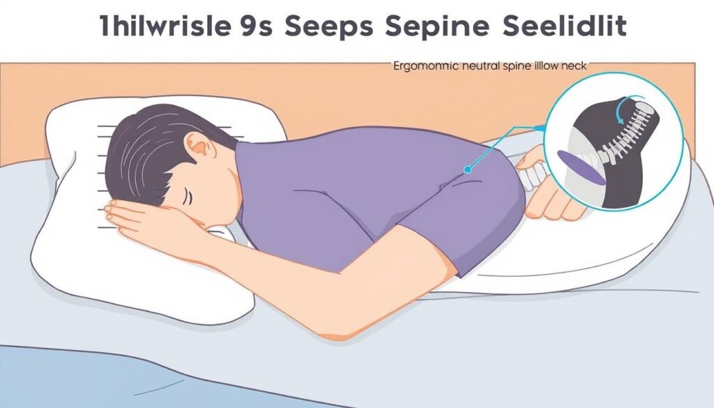 Optimale Schlafposition und Nackenkissen zur Entlastung der Halswirbelsäule