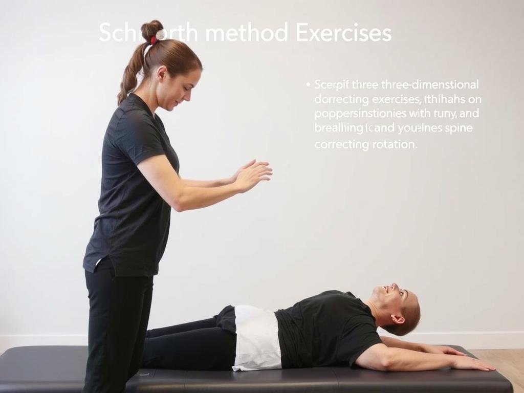 Physiotherapeutische Übungen bei Skoliose nach der Schroth-Methode