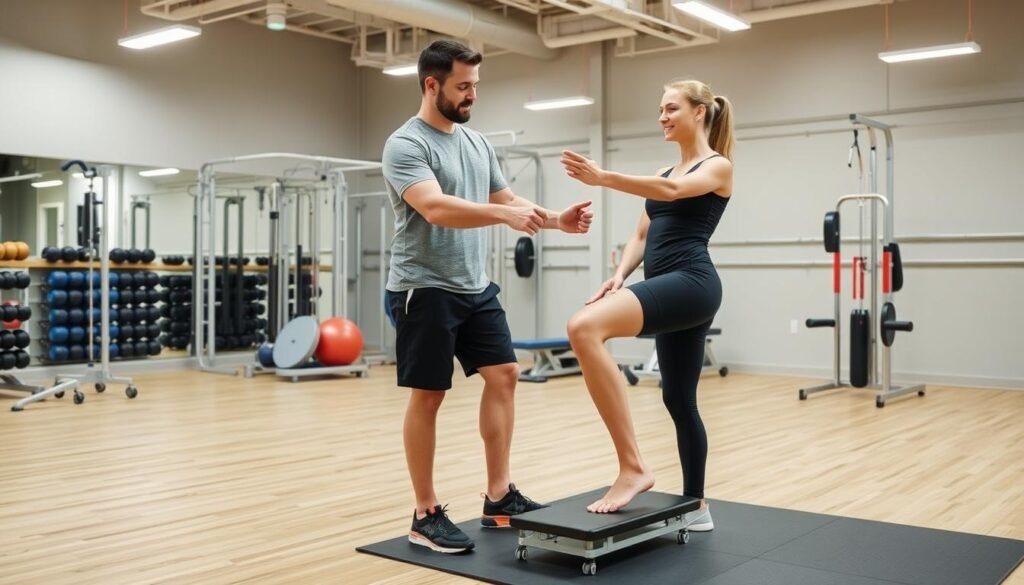 Rehabilitationstraining nach Kreuzbandruptur