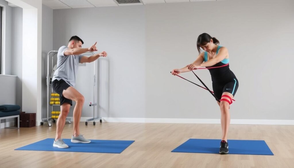 Rehabilitationsübungen für das Knie nach einer Seitenbandverletzung