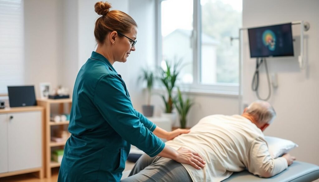 Rehabilitationsübungen nach Bandscheibenprothesen-Operation