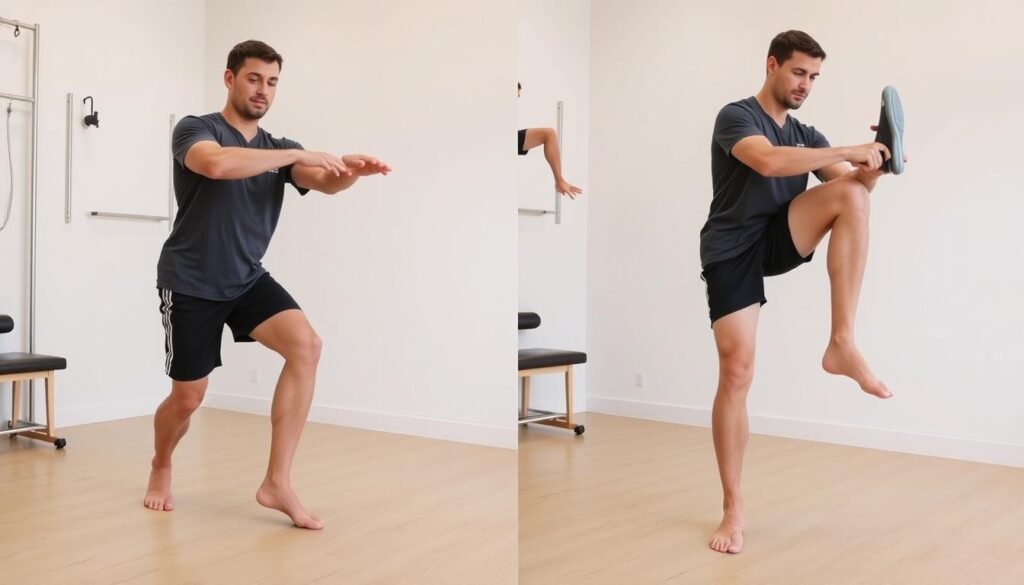 Rehabilitationsübungen nach Meniskusverletzung