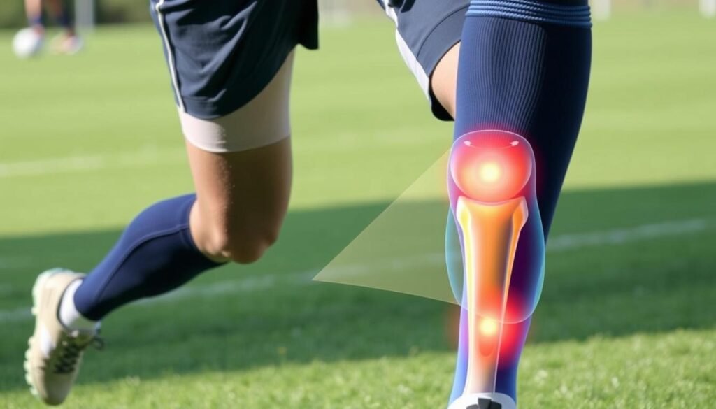 Typischer Verletzungsmechanismus einer Kreuzbandruptur beim Sport