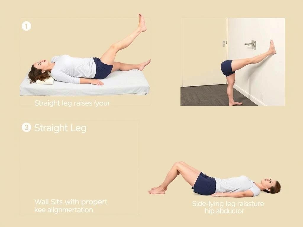 Übungen zur Kräftigung der Oberschenkelmuskulatur bei Patellaluxation