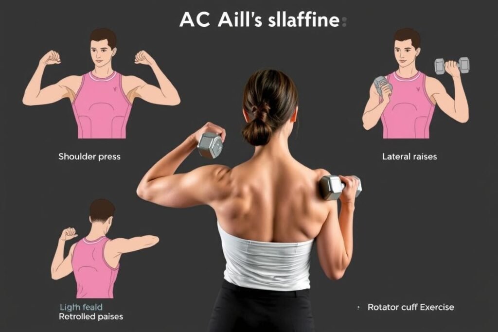 Übungen zur Stärkung der Schultermuskulatur als Prävention von AC Gelenk Verletzungen