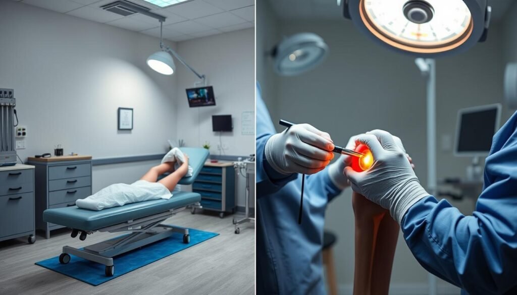 Vergleich zwischen konservativer und operativer Behandlung bei Kreuzbandruptur