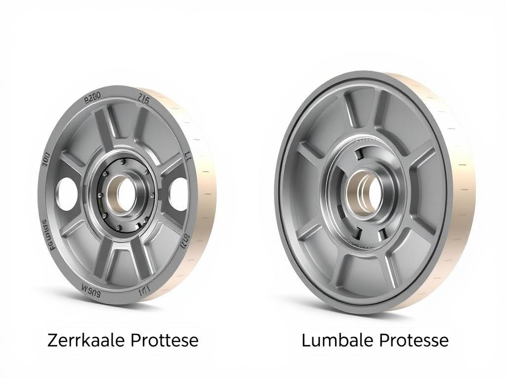 Vergleich zwischen zervikaler und lumbaler Bandscheibenprothese