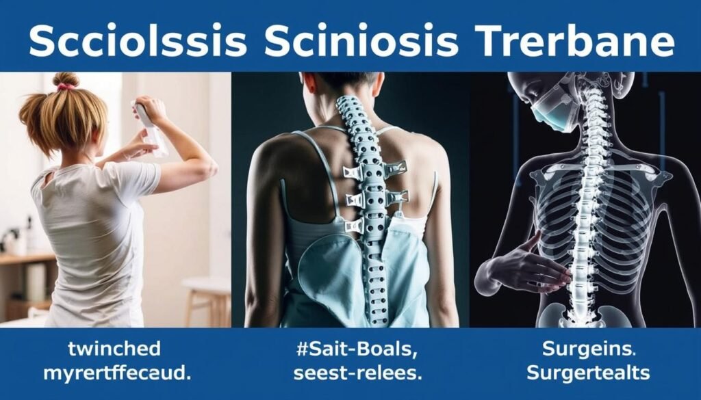 Verschiedene Behandlungsoptionen bei Skoliose