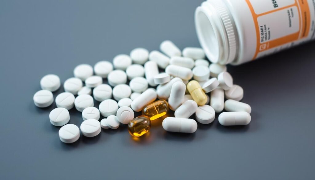 Verschiedene Medikamente zur Behandlung von HWS-Syndrom